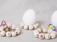 DaWanda Kiezcouture Wooden Bead Egg Holder